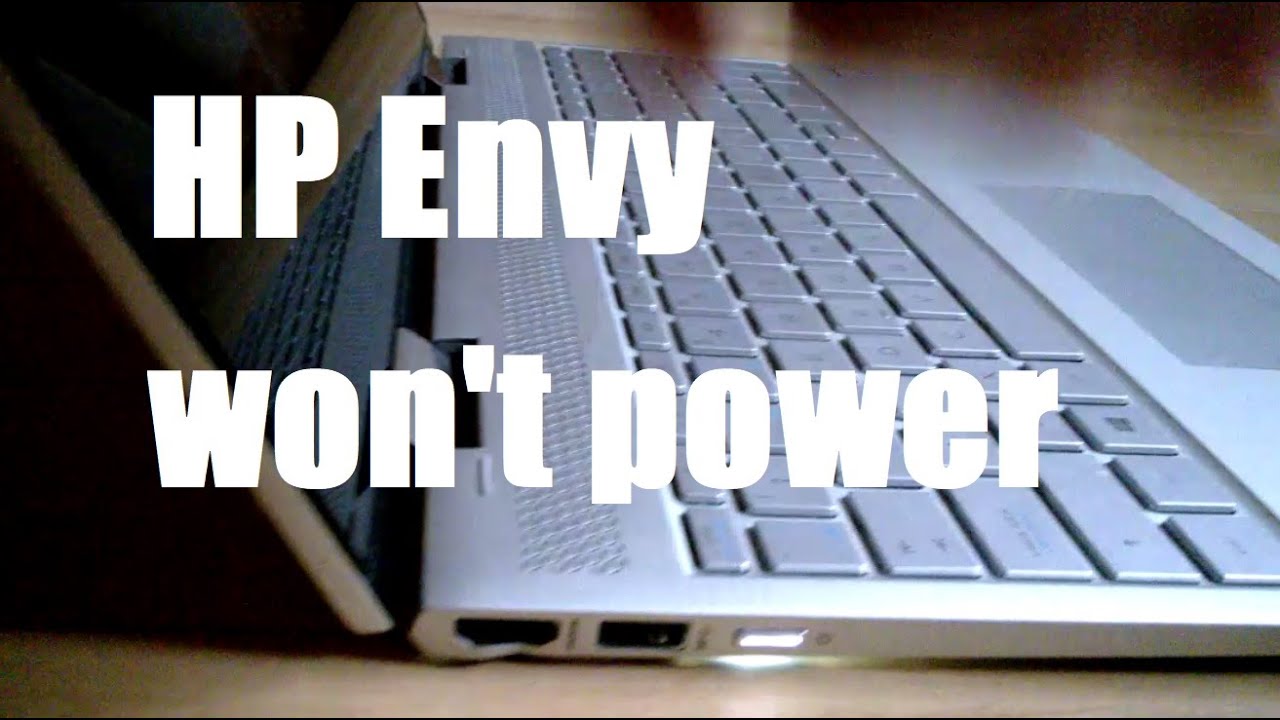 HP Envy Laptop won't power up - complete disassembly & repair (broken power button)