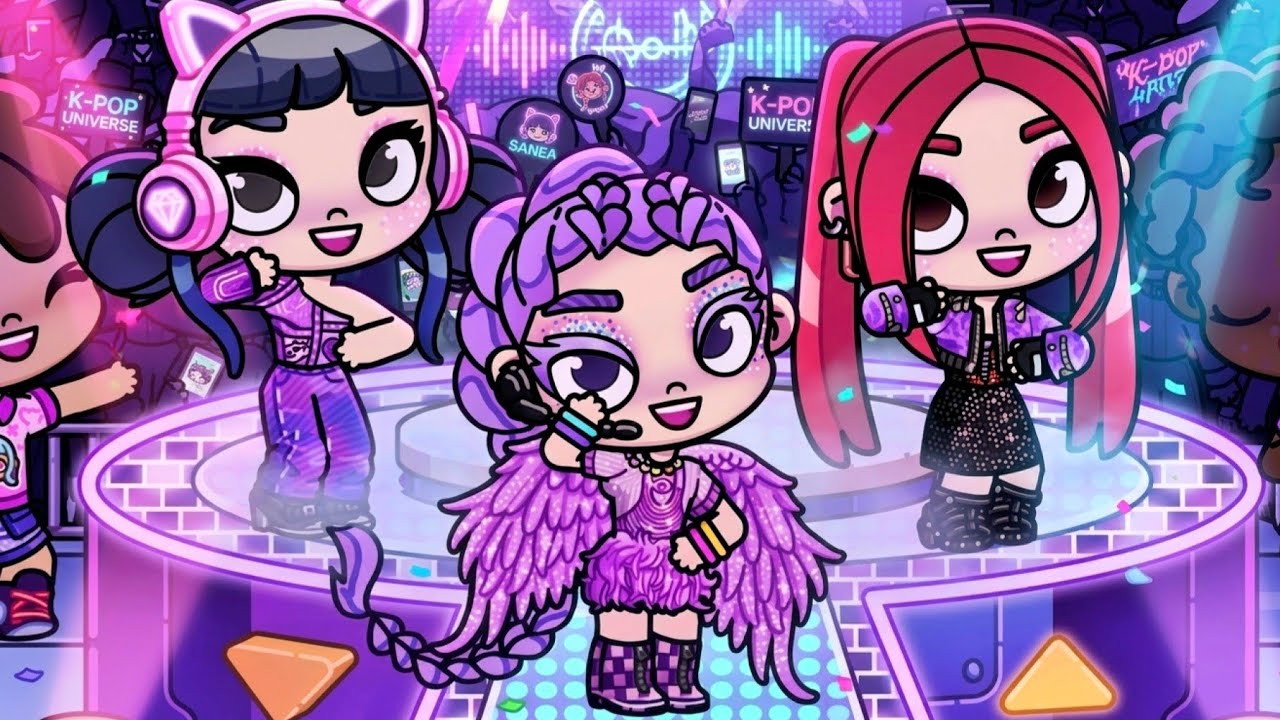 🎵 Rotina Secreta de Idol K-POP🎤 Rumi, Mira e Zoey ✨️ ASMR Aesthetic Avatar World