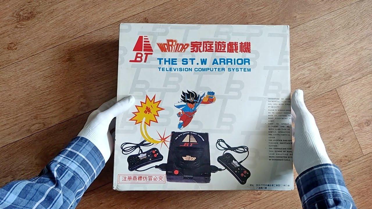Распаковка китайской денди - BT Warrior 1992 год (Batong)