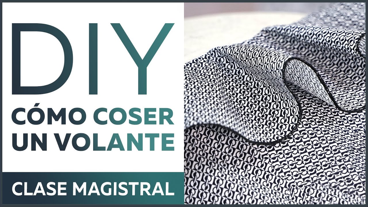 Clase magistral: cosemos un volante al cuello y trabajamos los bordes con un bies.