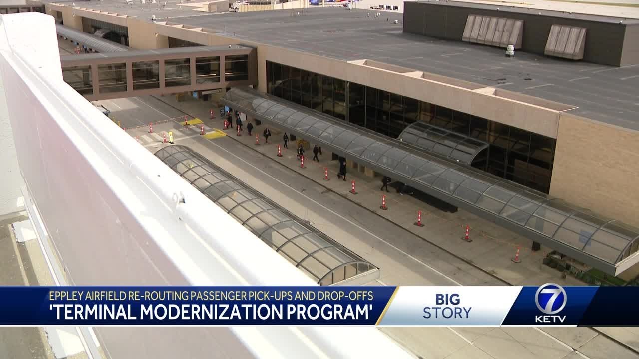 Construction begins at Omaha's Eppley Airfield leading to a few changes for travelers