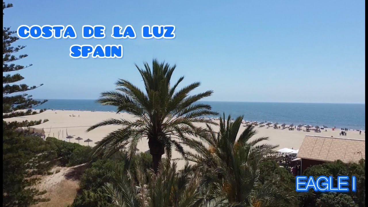 Widok z drona: Costa de la Luz, Hiszpania