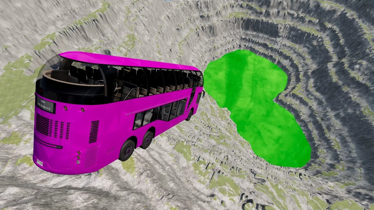 BeamNG.Drive - Leap Of Death Car Jumps and Falls Crashes #10