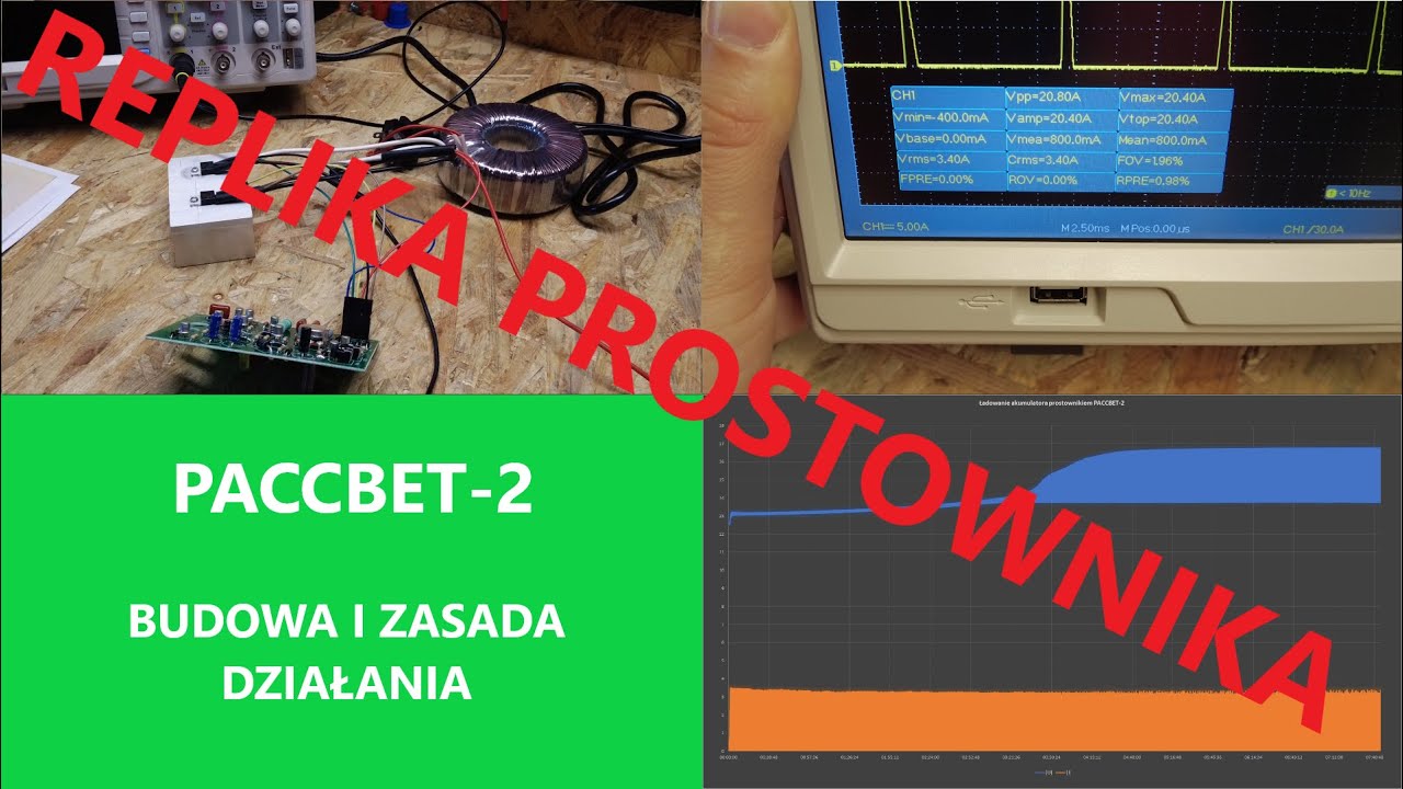 Replika prostownika PACCBET-2 (1/2) - budowa i zasada działania