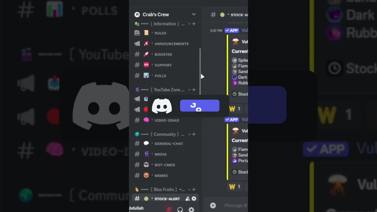 Join Our New Blox Fruits Discord Server! 🎮🔥|  #gaming #robloxshorts #onepiece