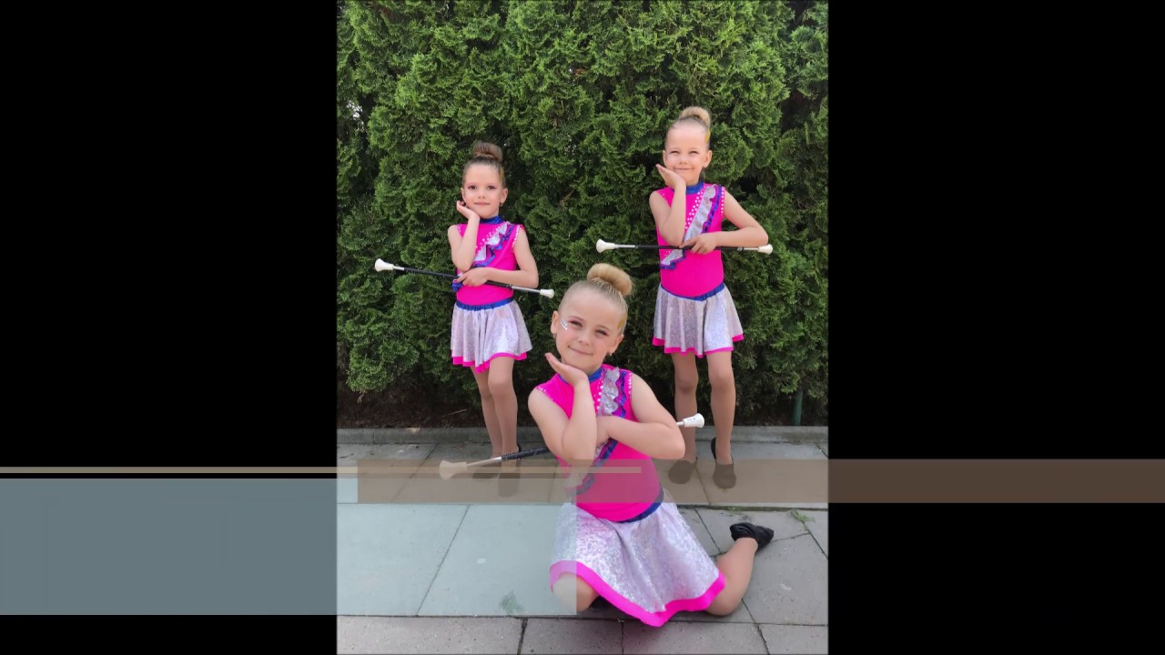 Mažoretky KIRA - Kiara Szabó, Marie Vicherková, Patricie Valentová - trio littlekadetky 2019