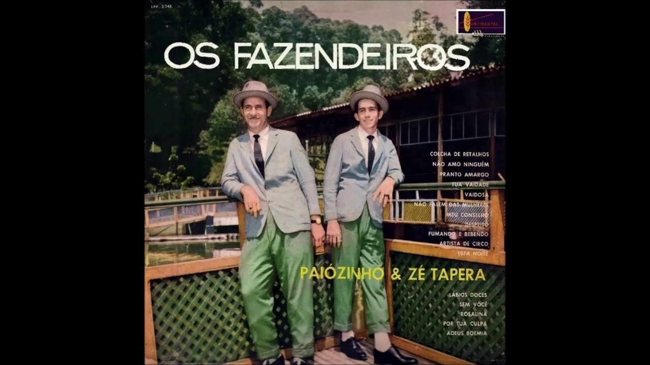 Não Amo Ninguém - Paiózinho & Zé Tapera