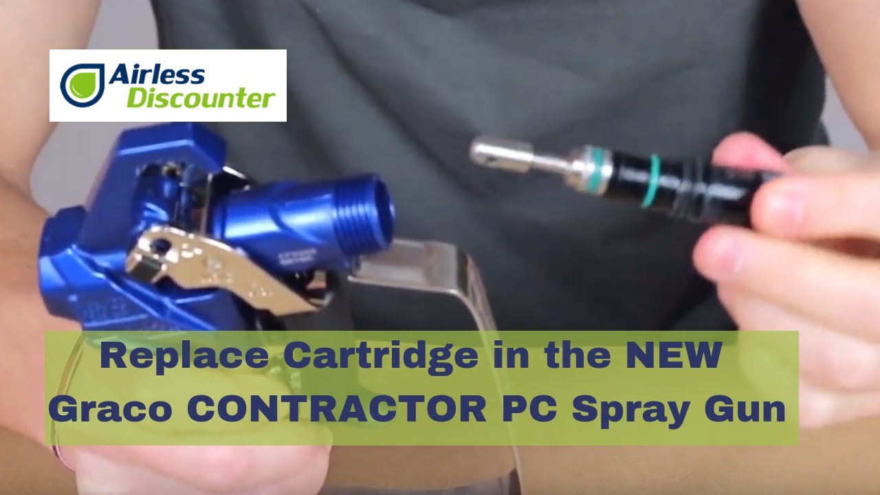 Airless Q&A #17 - Change the Cartridge in the NEW Graco CONTRACTOR PC Spray Gun