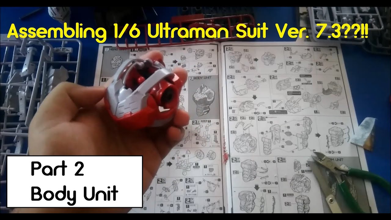 1/6 Ultraman Suit Ver. 7.3 Assembling Part 2 : Body Unit