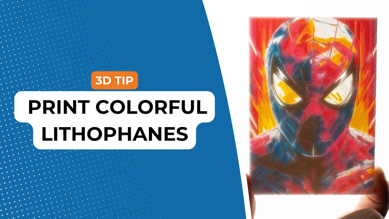 How to print multicolour lithophanes using AzureFilm CMYK pack