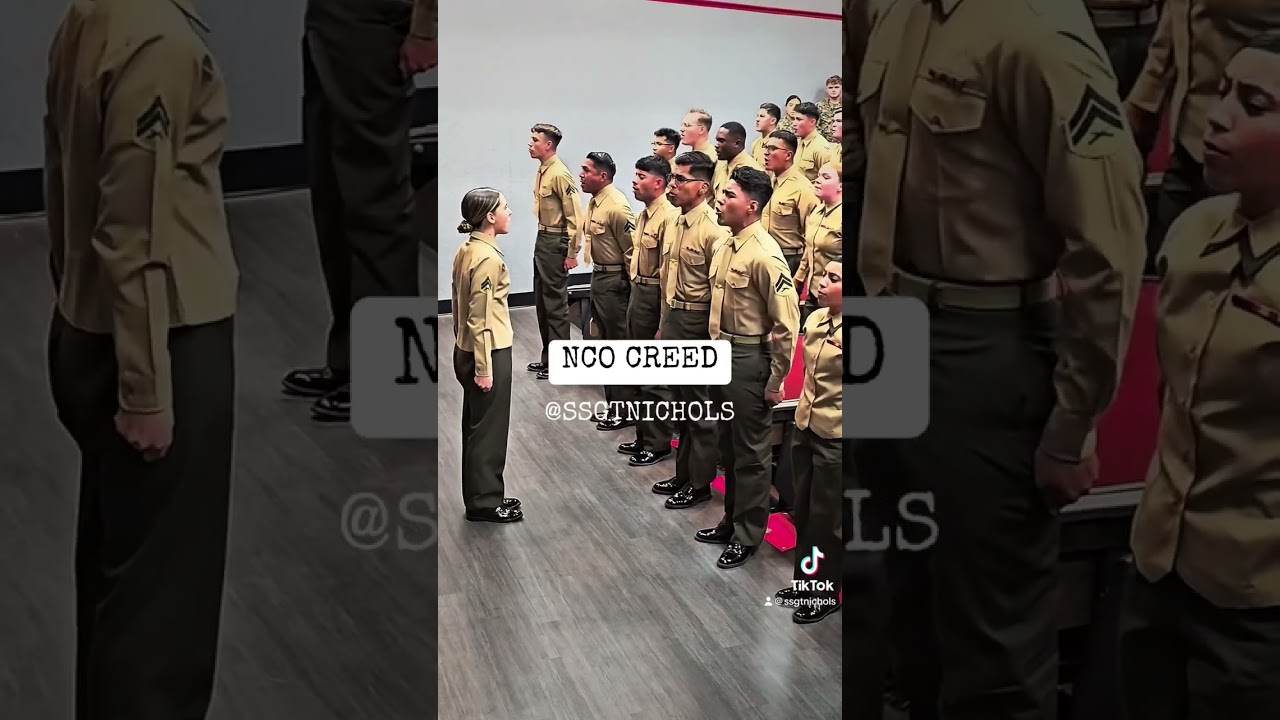 NCO CREED by MALS-11 Corporals Course Graduating Cpl’s…