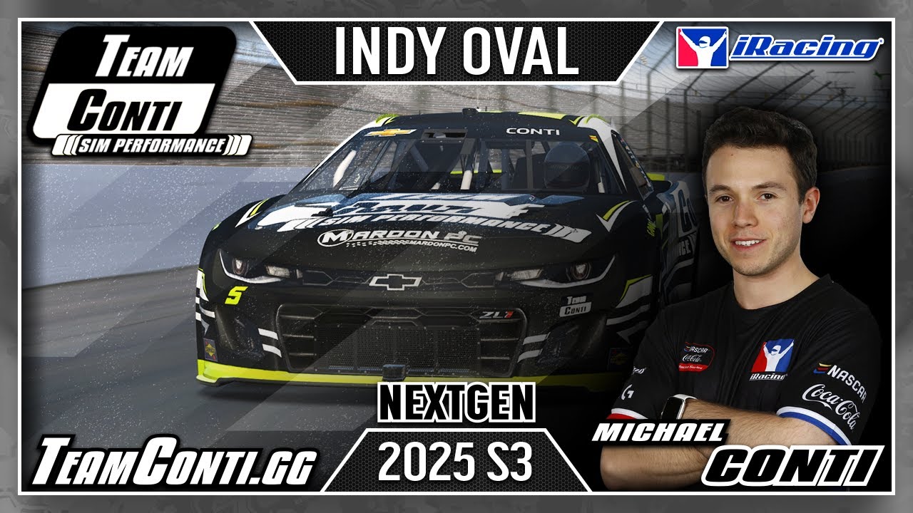 iRacing Pro Track Guide by Team Conti Sim Performance I NASCAR NextGen at Indianapolis