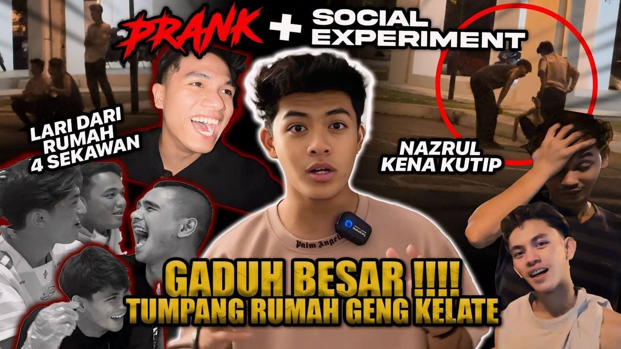PRANK L4RI RUMAH 4SEKAWAN!!! GENG KELATE MASUK CAMPUR SYAHMIE MENG4M0K?!