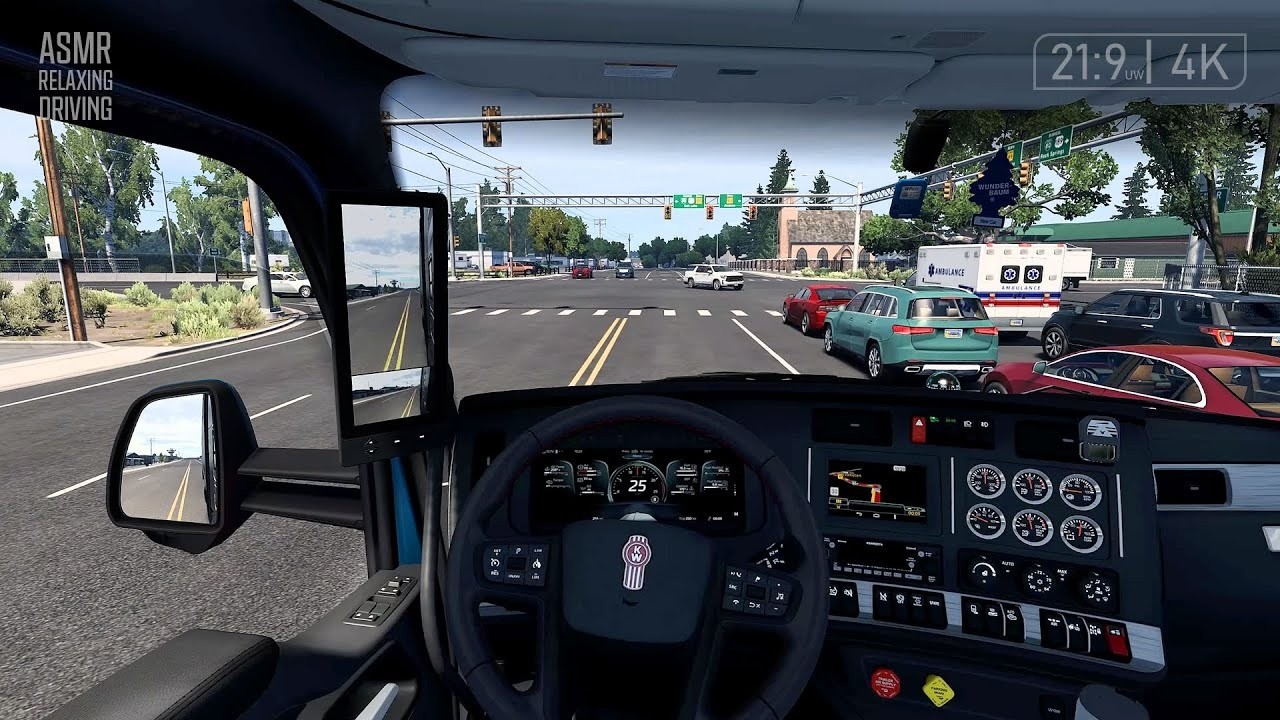 American Truck Simulator ASMR
