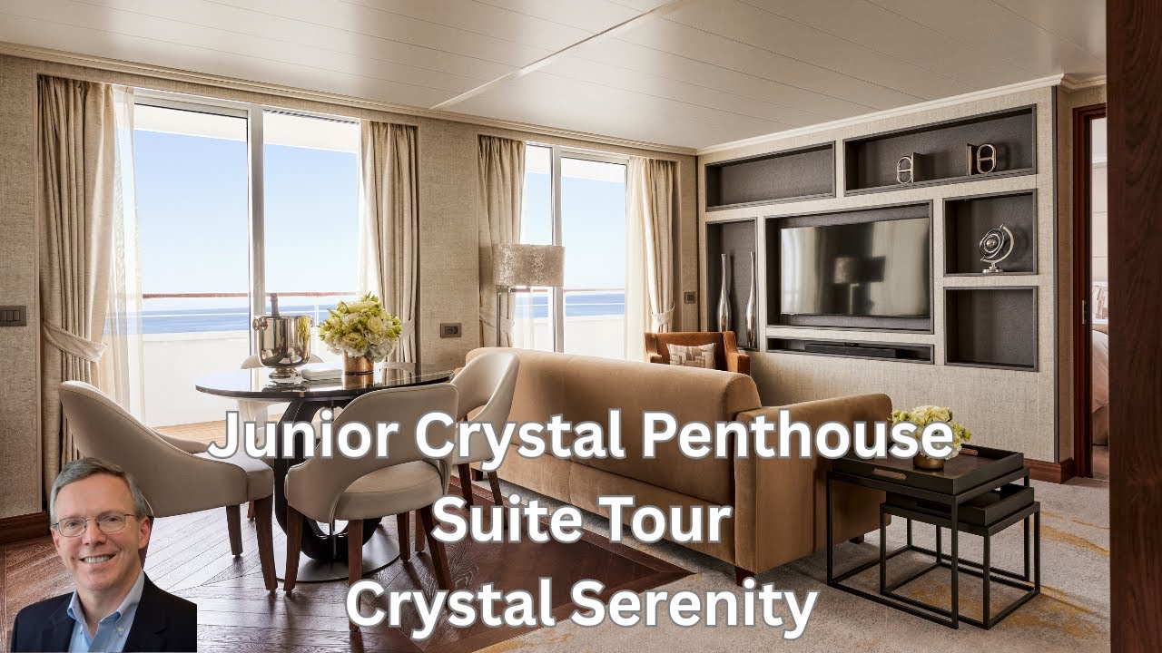 Экскурсия по пентхаусу Junior Crystal Suite | Crystal Serenity #LuxuryTravel