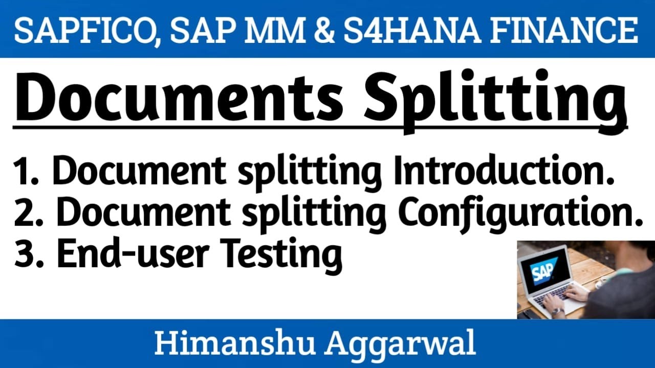 Document Splitting in SAPFICO
