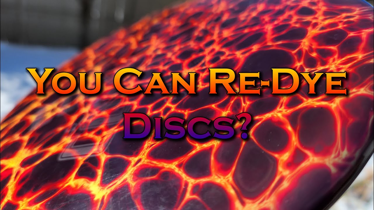 Dyeing Over a Failed Dye Job - Disc Golf Dye Tutorial