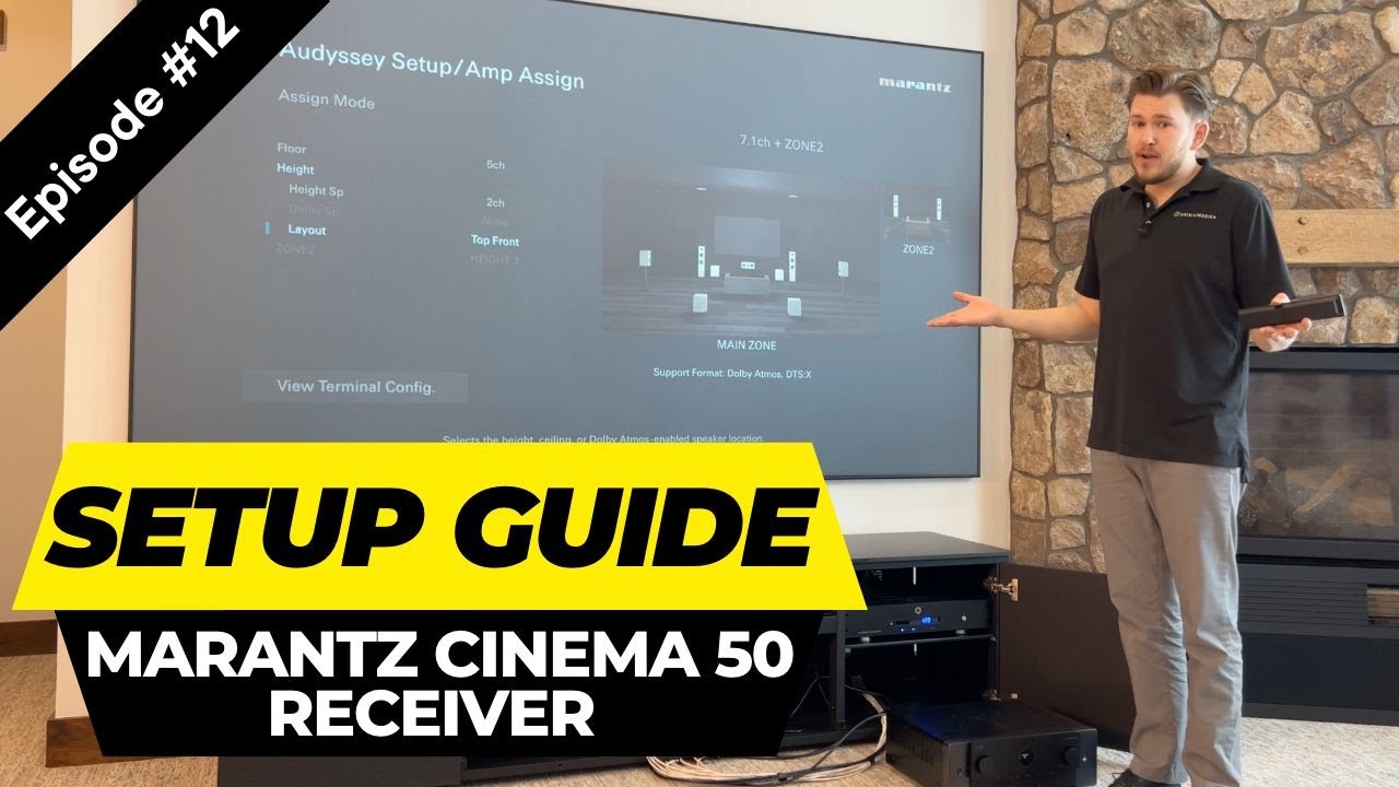 Marantz Cinema 50 Receiver - DETAILED Setup Guide