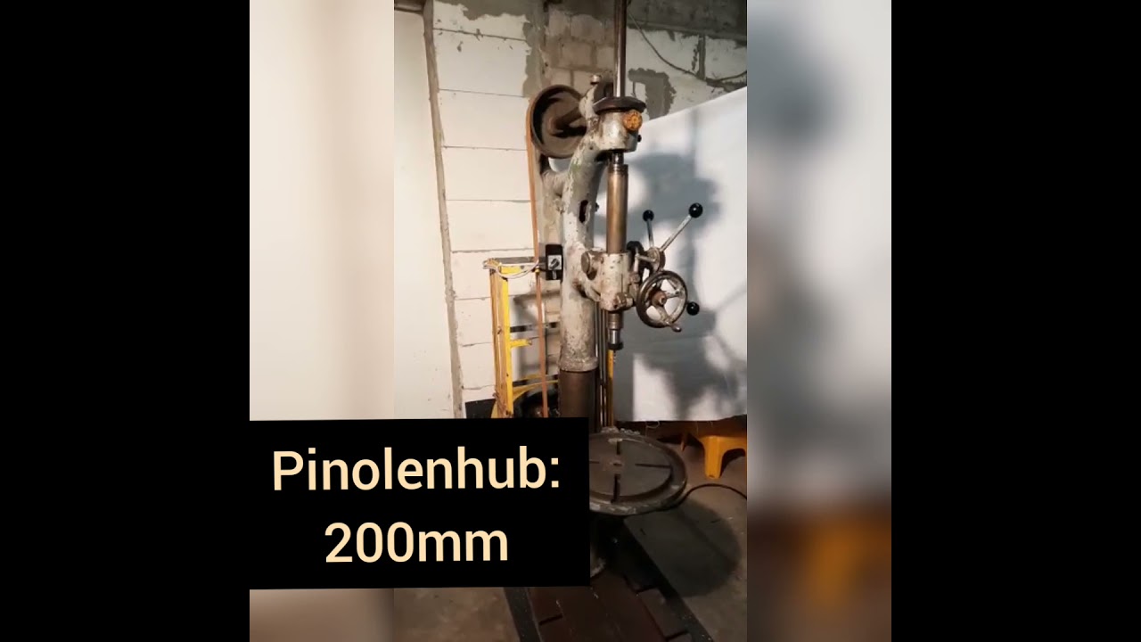 111 Jahre alte Bohrmaschine