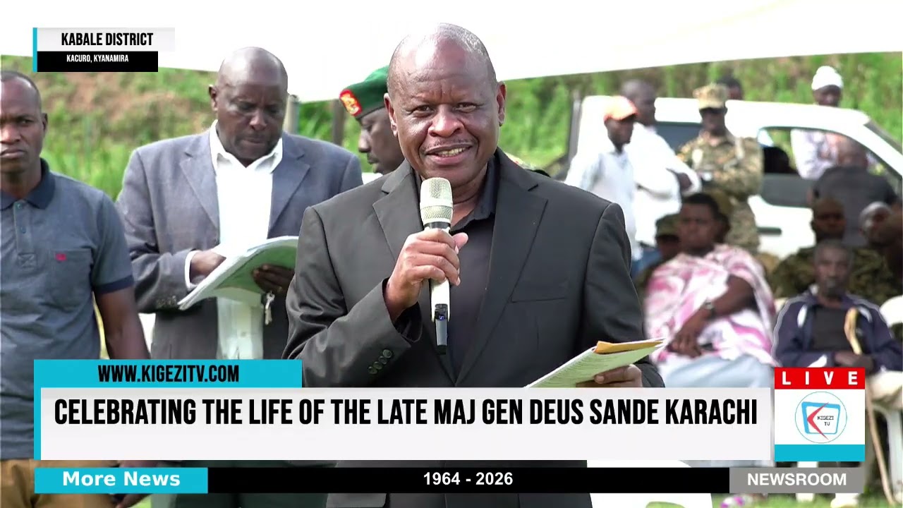 “A True Soldier and Friend'’ – Gen. Wilson Mbadi Eulogizes Maj. Gen. Deus Sande.