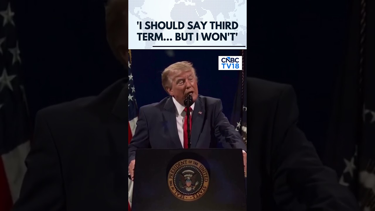 СМОТРИТЕ: Трамп спровоцировал резонанс своим замечанием о &laquo;третьем сроке&raquo; на мероприятии в честь ...