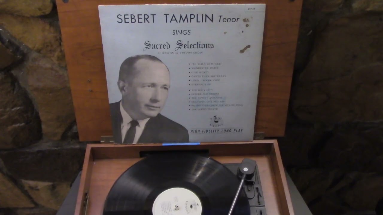 Sebert Tamplin - Sacred Selections LP Record 1966 Dozlot Gospel 33RPM