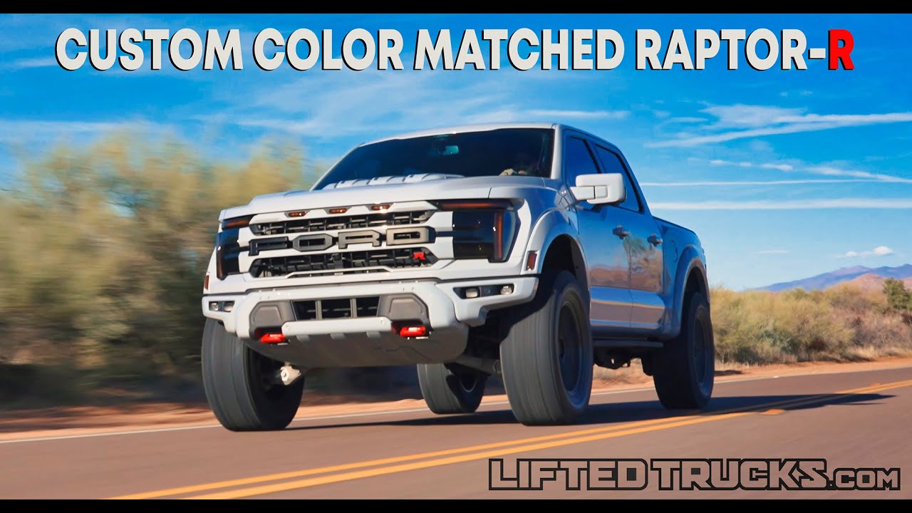 Lifted Trucks Build Series 12 Featuring a Chrome Deleted 2024 Ford Raptor R With Some Sick Upgrades