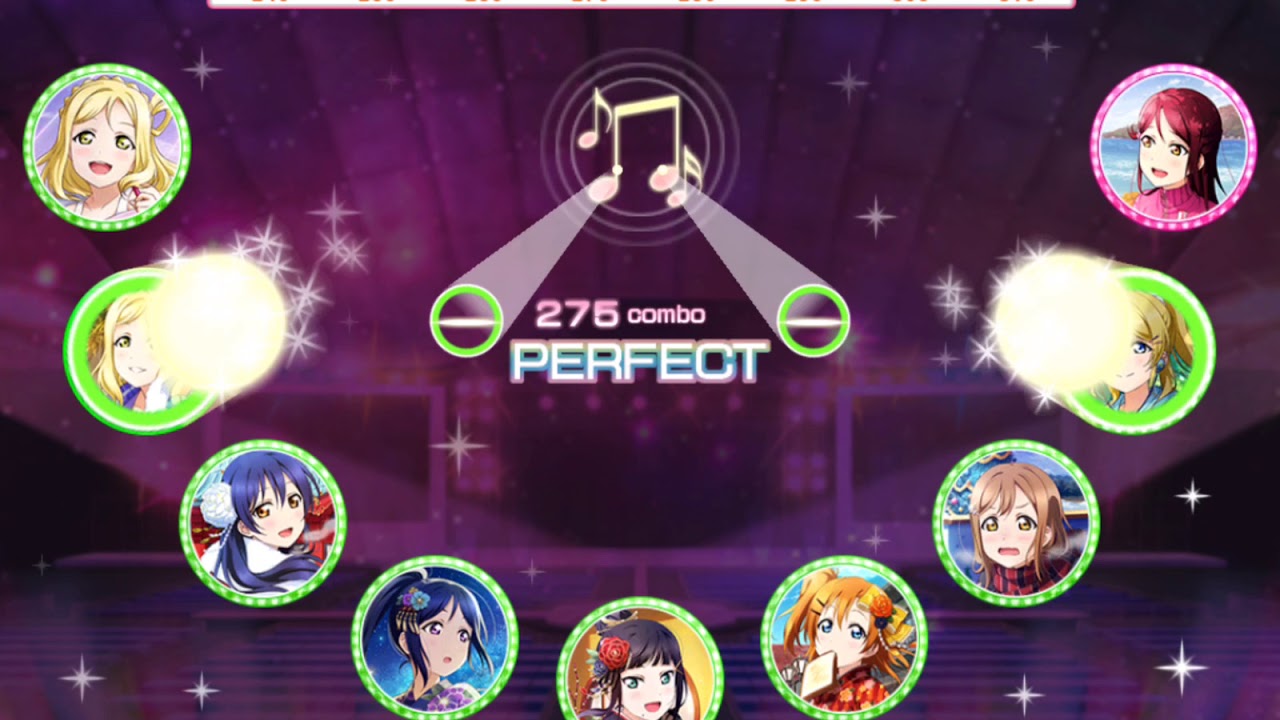 ラブライブ！ スクフェス  RED GEM WINK [MASTER] Full Combo 特技OFF (No skills)