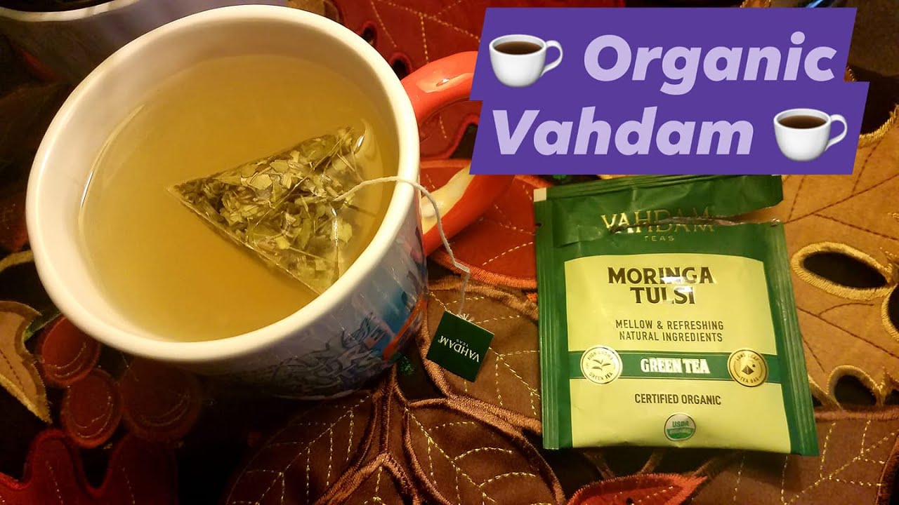 🍵🌿ORGANIC MORINGA TULSI GREEN TEA!! HIGHLY RECOMMEND IT!! ☕