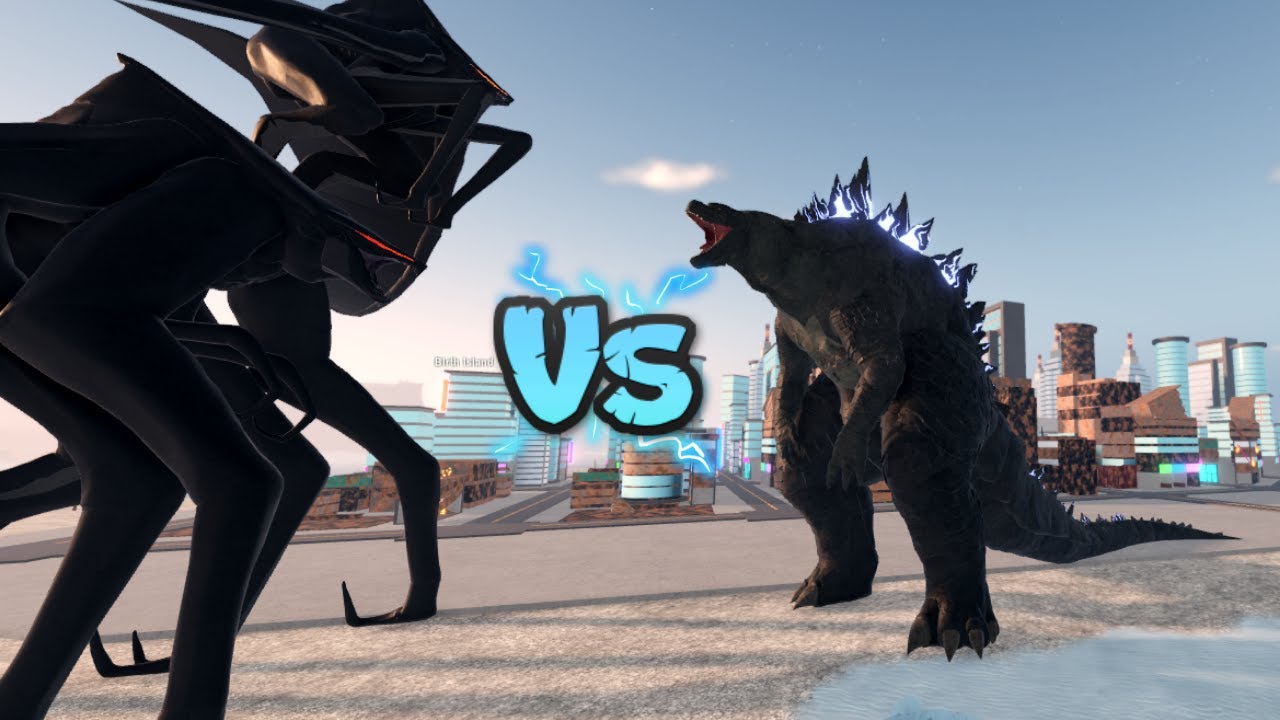 Female Muto & Male Muto Vs. Godzilla 2014  || Movie || Roblox Kaiju Universe
