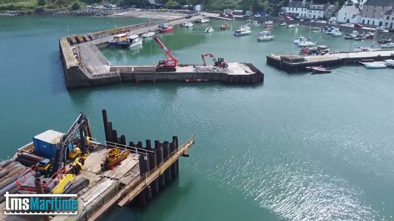 Stonehaven Harbour Sheet Pile Repairs