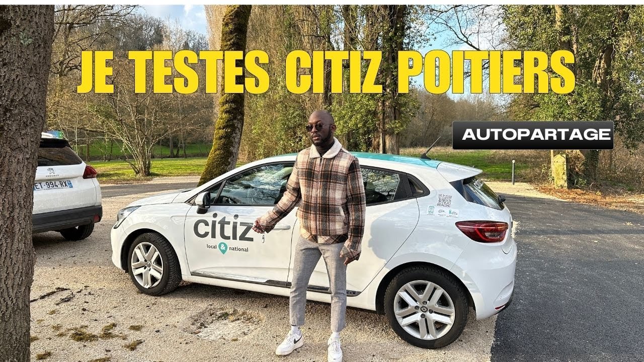 Je testes la location de véhicules avec Reseau CITIZ Poitiers !