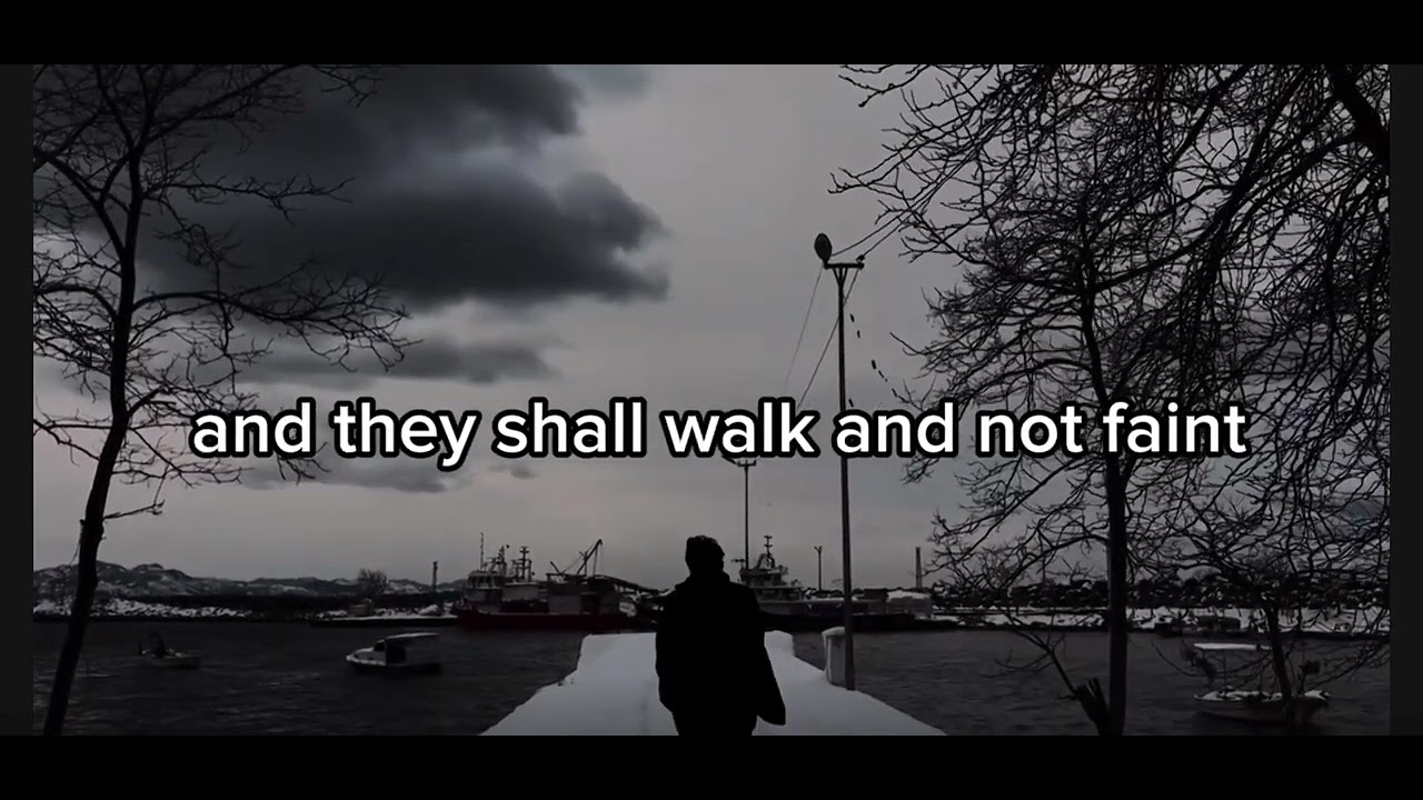 l will not give up (video lyrics)bible version.