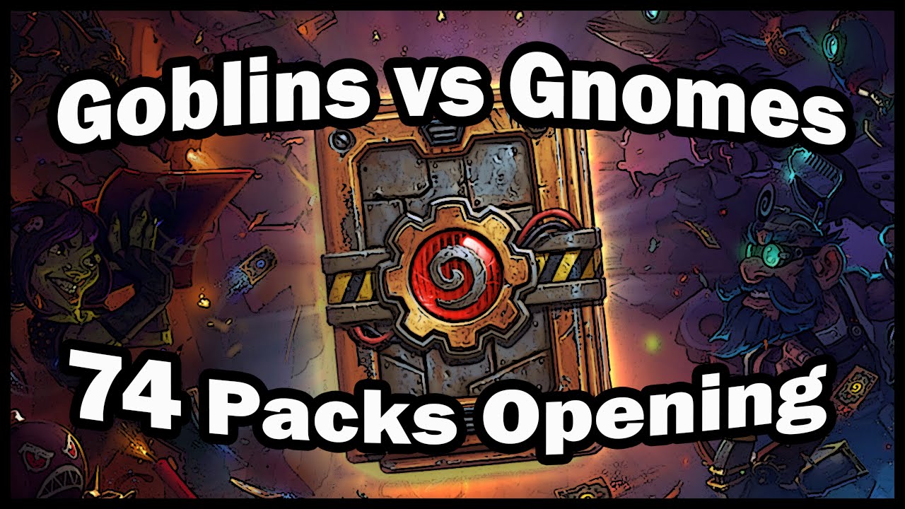 Hearthstone Packs Opening - 74 x GvG - Legendaries and Druids - Goblins vs Gnomes