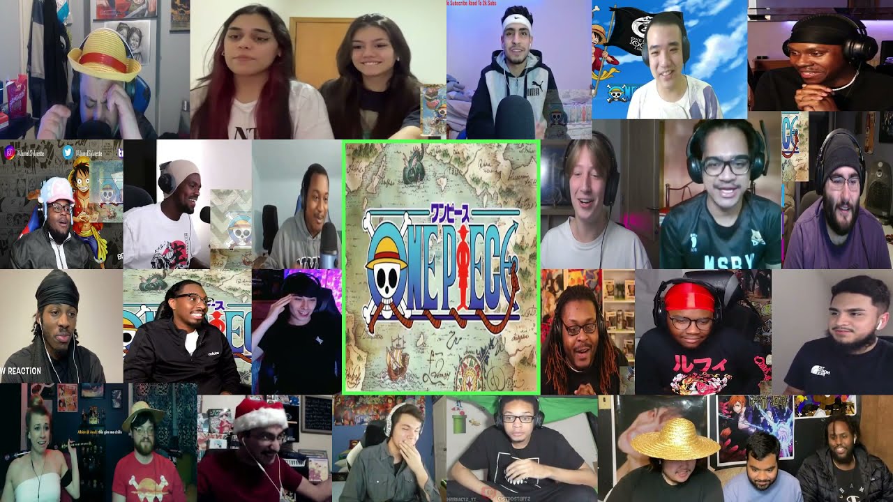 One Piece Opening 24 Reaction Mashup - One Piece New Opening - One Piece Ep 1000