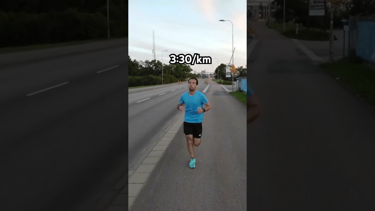 What different running paces look like