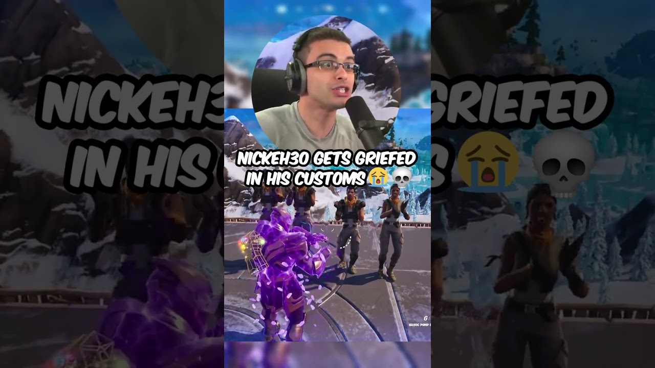 Nickeh30 gets Griefed in his customs 😭💀