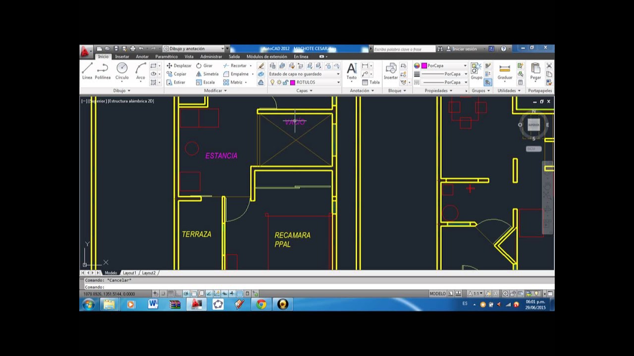 COMO CAMBIAR TEXTO O LINEA A OTRA CAPA EN AUTOCAD