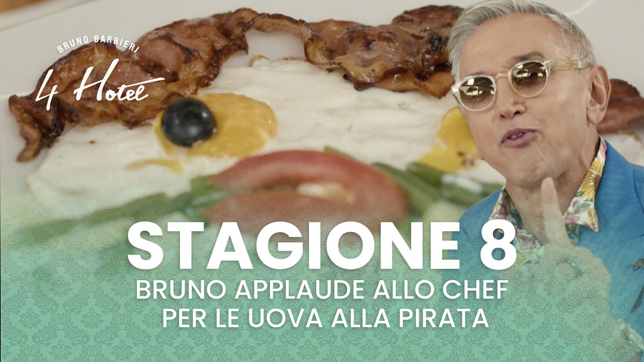 Bruno Barbieri ordina le UOVA ALLA PIRATA 🏴&zwj;☠️ | 4 Hotel - Stagione 8