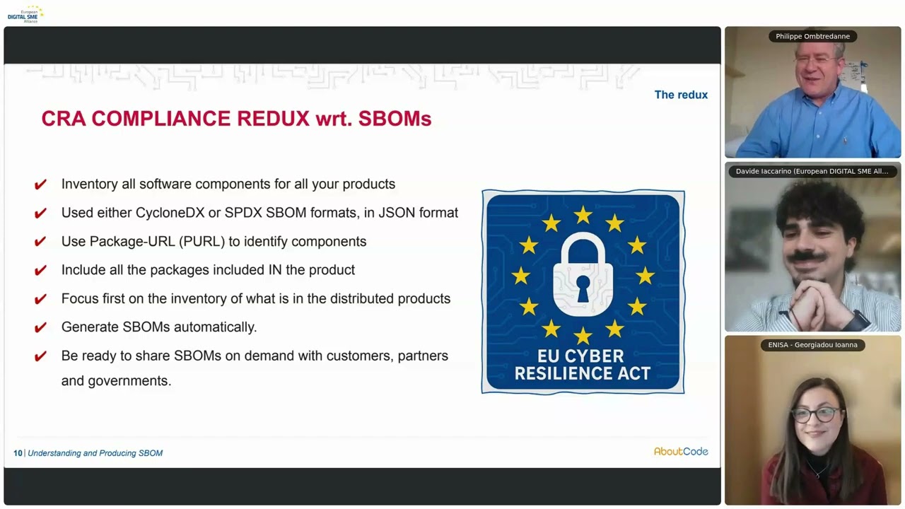 SBOMs Webinar