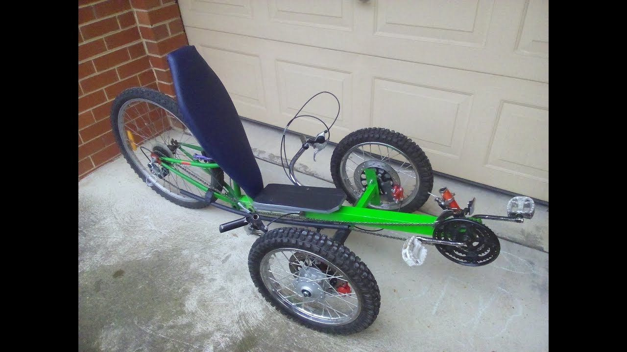 Homemade recumbent trike first look review