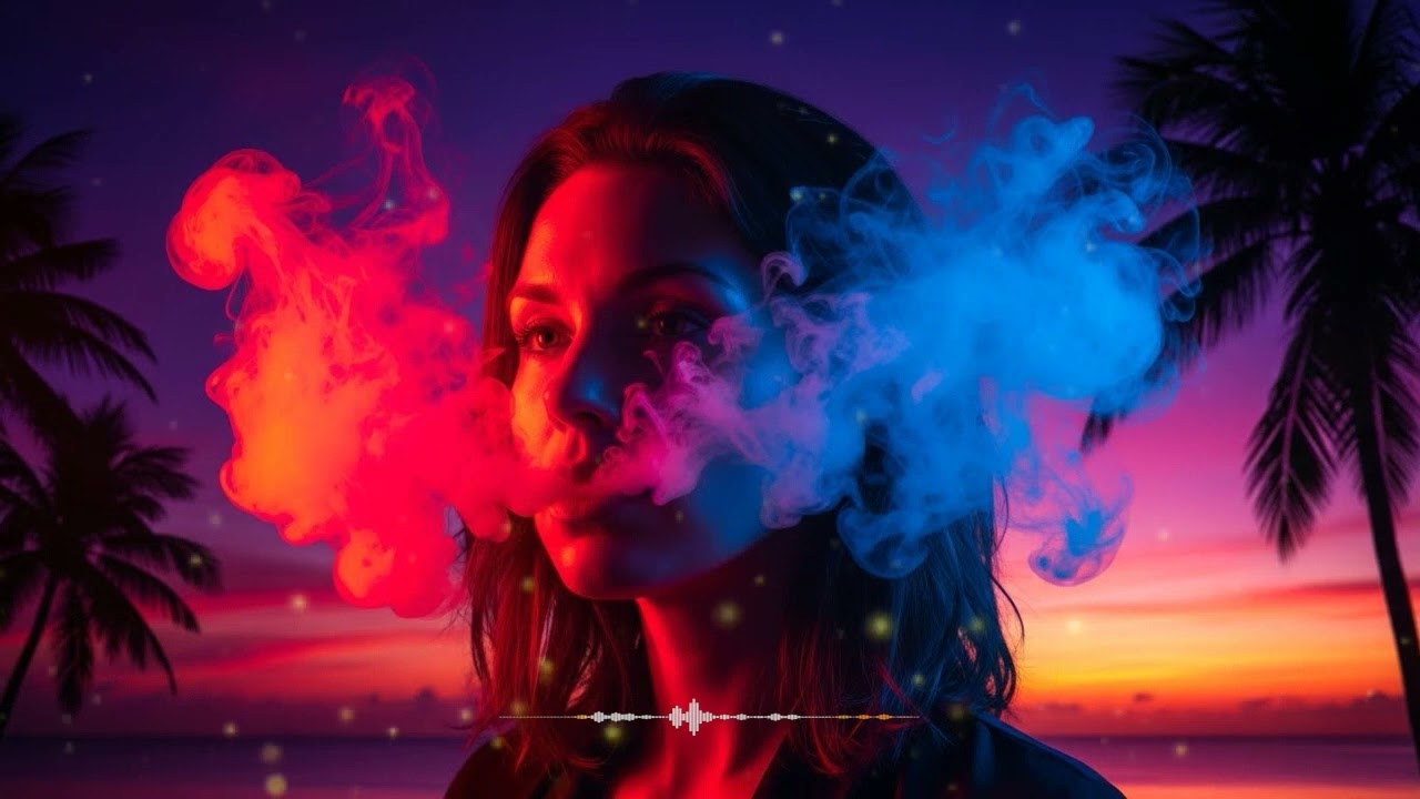 Cinematic Neon Red Night Portrait | Smoky Noir Visual Aesthetic for Music Creators