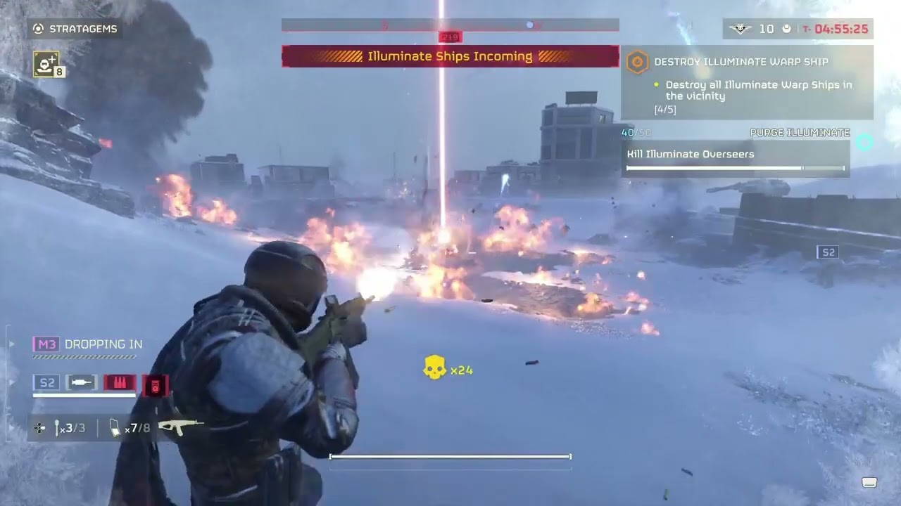 HELLDIVERS INCENDAIRY GATLING BARRAGE AND PYRO GAMEPLAY