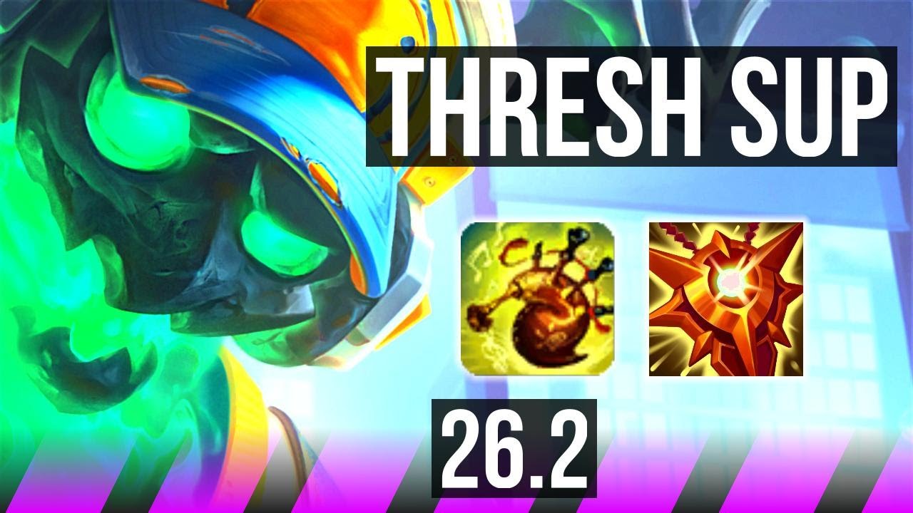 THRESH & Yunara vs PYKE & Jinx (SUP) | EUW Master | 26.2