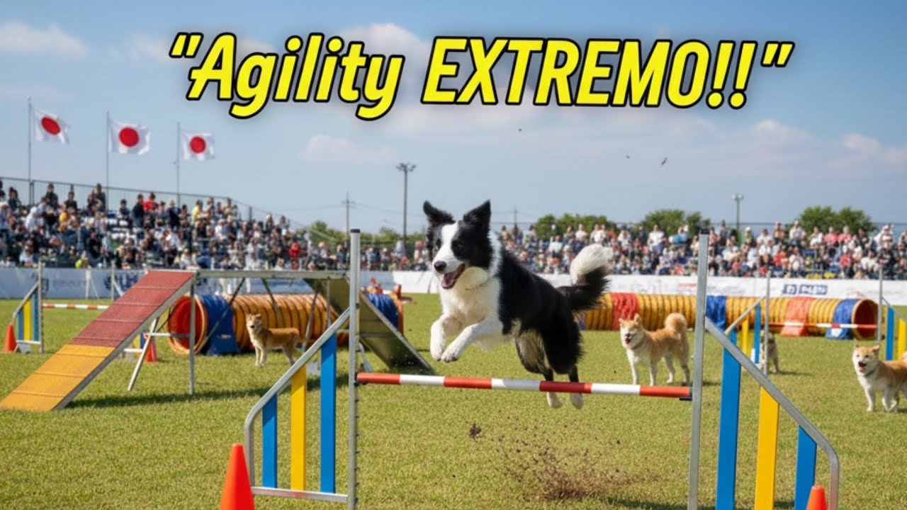 Cães VOADORES no Japão! A Competição de Agility MAIS RÁPIDA que eu já vi.