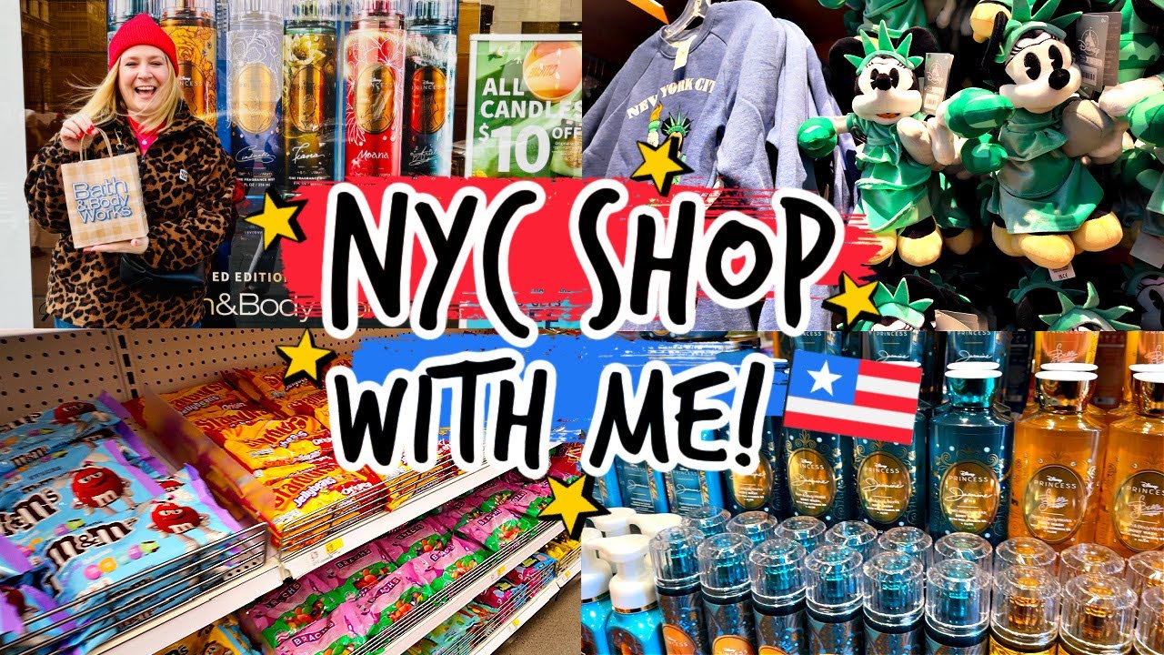 Покупайте со мной в Нью-Йорке и покупайте! Disney Store, Bath & Body Works, 5 Below и Target 🍎