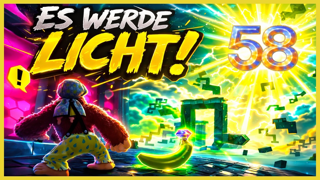 Es werde endlich LICHT! 🍌58🐵 Kristallschicht (Ebene 1202) | DONKEY KONG BANANZA + DLC [2025]