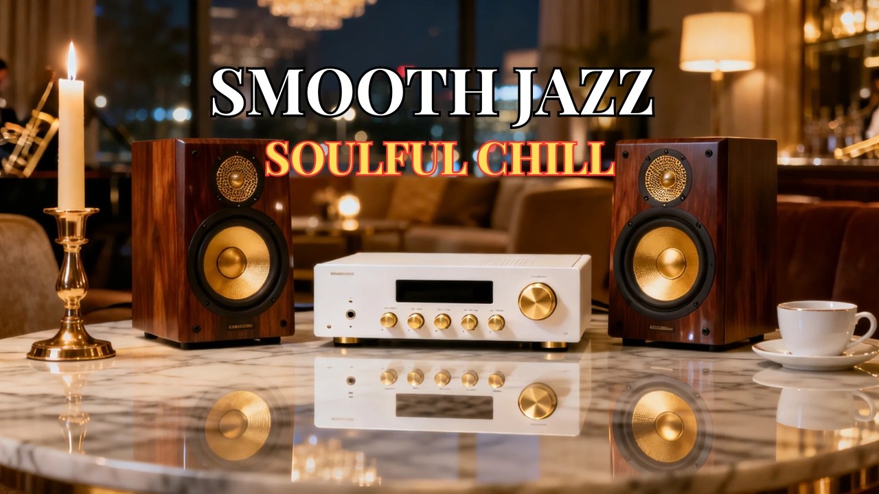 Smooth Jazz & Soulful R&B Instrumental – Warm Sax & Guitar Melodies for Relaxing & Stress Relief