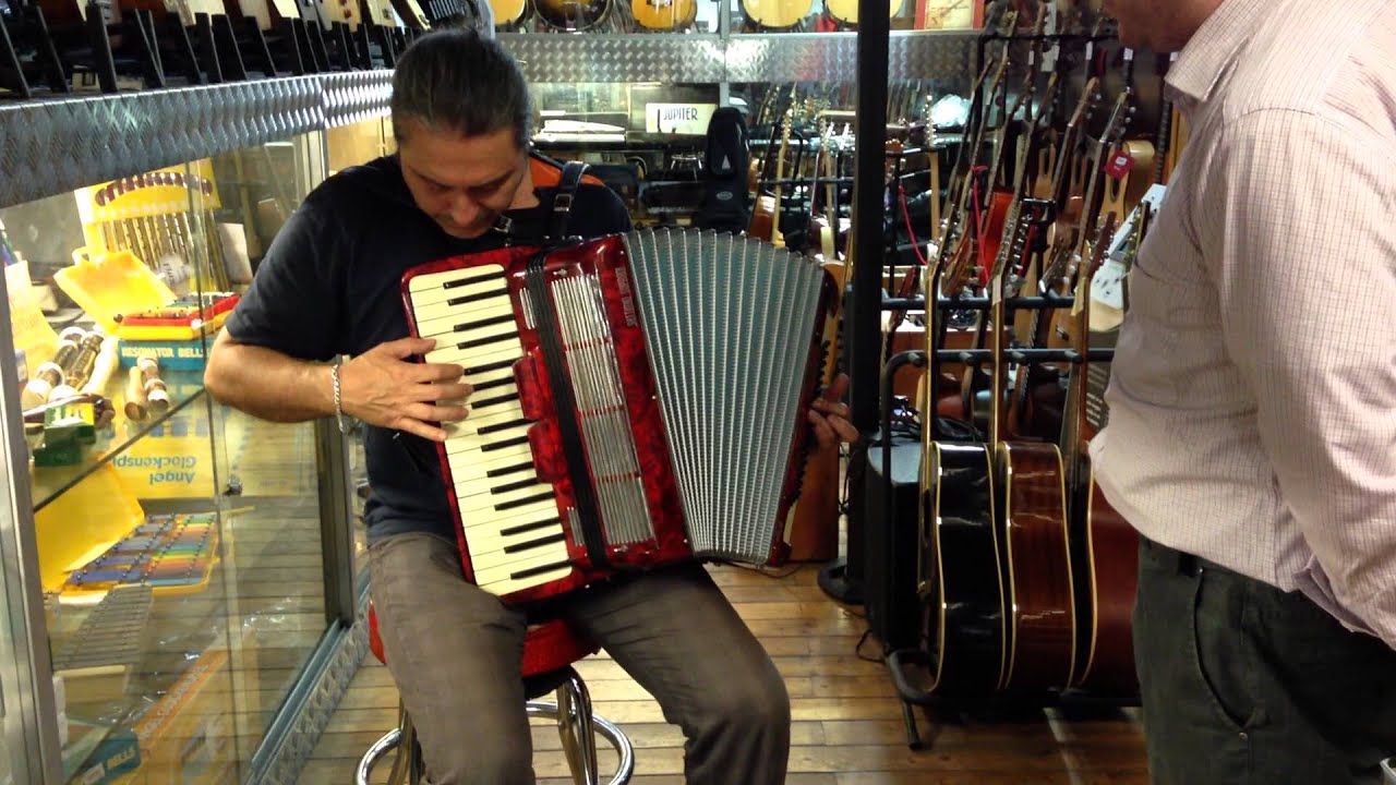 Prova Fisarmonica 80 bassi Settimio Soprani Mod.Rialto Anni 60