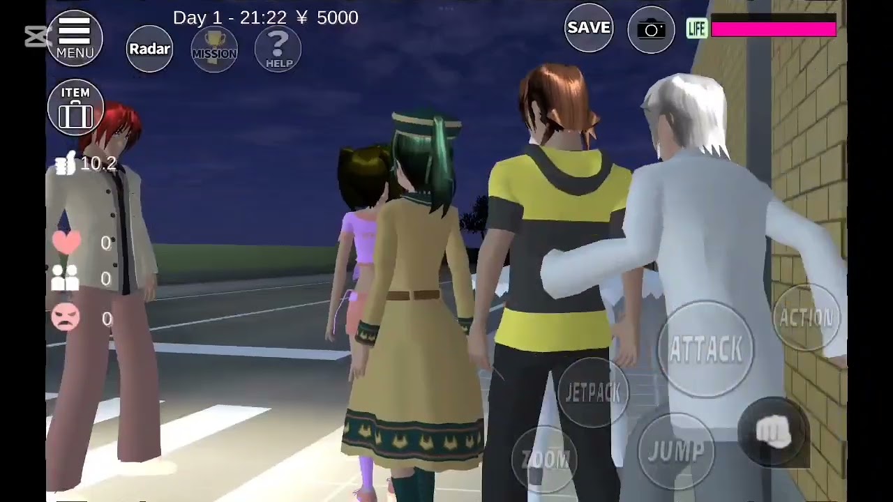 Sakura school simulator angy modb los de Los Banos one only lets eath